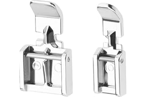 Zipper Foot, 2Pcs Invisible Sewing Machine Presser Foot Fits for Low Shank Snap-On Brother Singer Sewing Machine