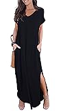 GRECERELLE Women Casual Sundresses Short Sleeve