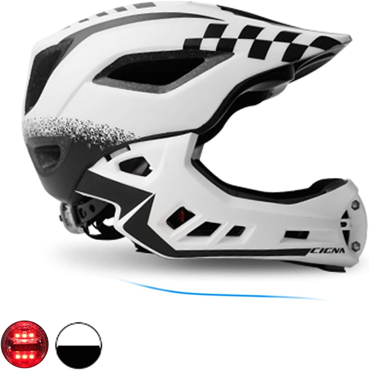 SUNRIMOON Full Face Bike Helmet for Kids Youth Padded