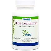 Pacific Health Sciences 500 mg Olive Leaf Extract 40% Plus 100mg Organic Olive Leaf