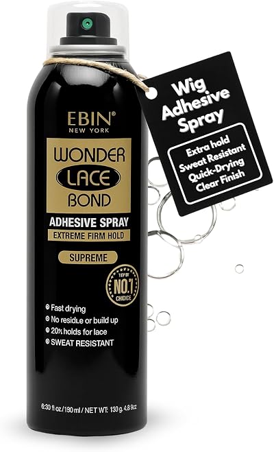 EBIN NEW YORK Wonder Lace Adhesive Spray Supreme 180ml Extreme Hold
