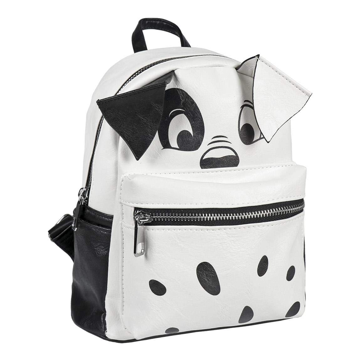 Cerdá Mochila Moda Disney 101 Dalmatas Casual Daypack, 25 cm, White (blanco)