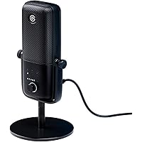 Elgato Wave:3 - Premium Studio Quality USB Condenser Microphone for Streaming, Podcast, Gaming and Home Office, Free Mixer So