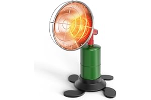 AGIIMAN Propane Heater - 10000 BTU Portable Tent Heater, Camping Gas and Stove, Patio Heaters with with Shut-off Valve and Tip-over Switch for Outdoor Ice Fishing Hiking Hunting (Tanks Not Included)