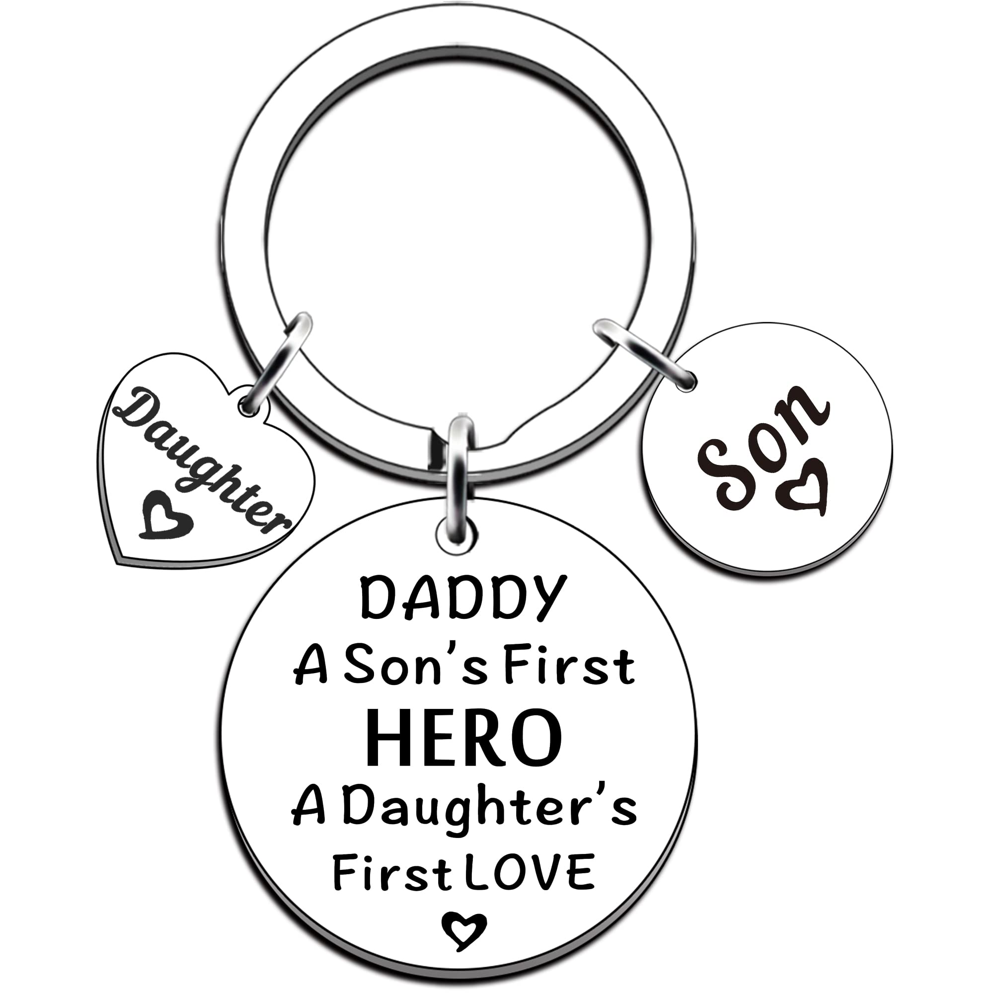 TTOVEN Dad Gifts From Daughter Son Daddy Gifts Keyring Father's Day Brithday Christmas Presents