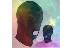 Large Size Head Mask for Party Carnival Night, Adventure Role-Playing Hood for Men and Women (Show Mouth)