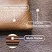 JOJUSIS Modern Leather Throw Pillow Covers for Couch Sofa Bed Set of 2 18 x 18 Inch 100% Faux Leather