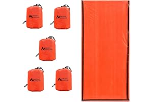 Sierra Madre Emergency Sleeping Bag – Ultralight, Waterproof Mylar Thermal Bivy Sack Tent for Hiking, Bug-Out Bags, Survival Kits