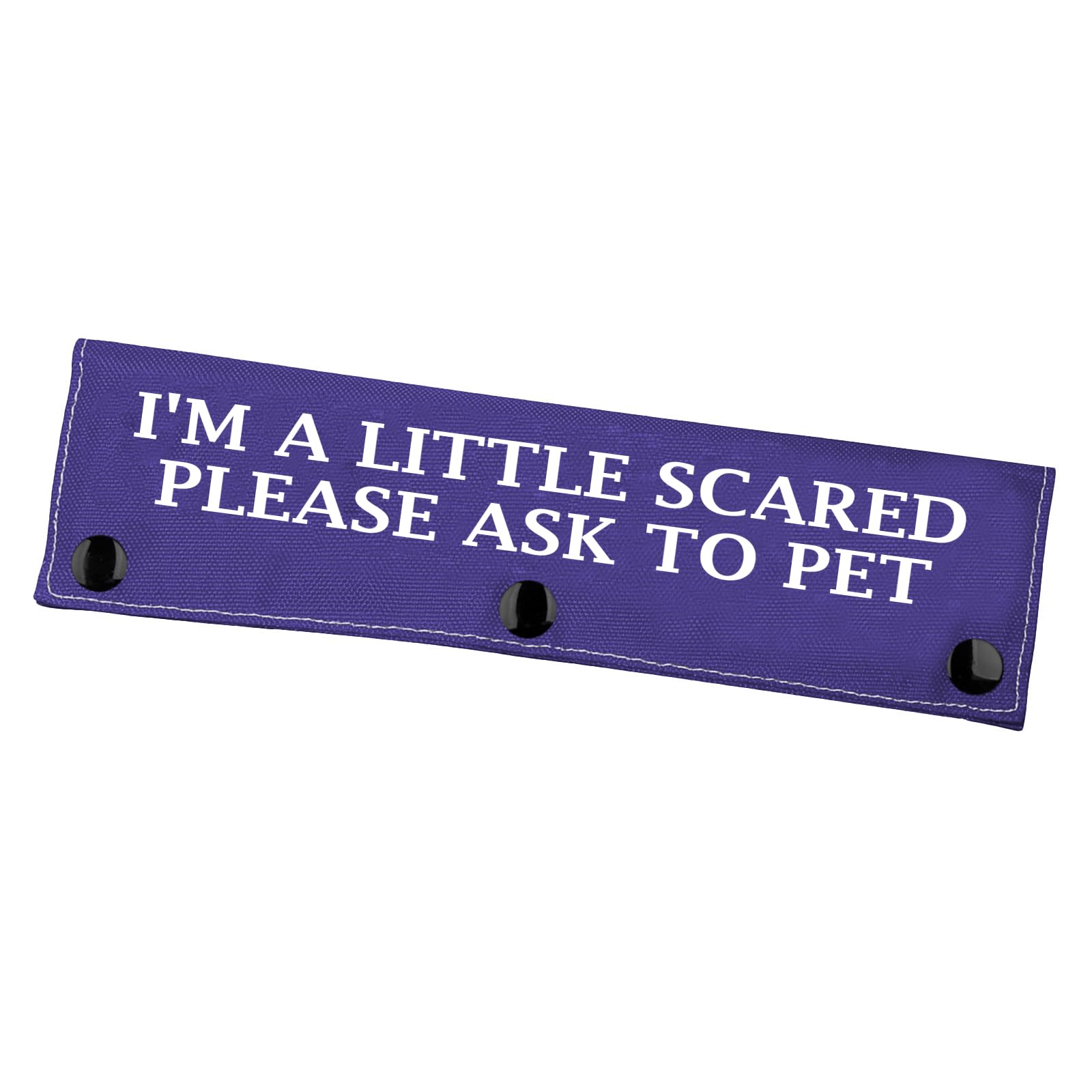 Nervous Dog Leash Sleeve A Little Scared Please Ask to Pet Leash Wrap Social Distancing Gift (Please Ask to pet)