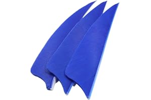 M.SJUMPPER ARCHERY Arrows 3 Inch Real Feathers Fletching with Shield Cut for DIY Hunting Shooting Shafts (36 Pack)