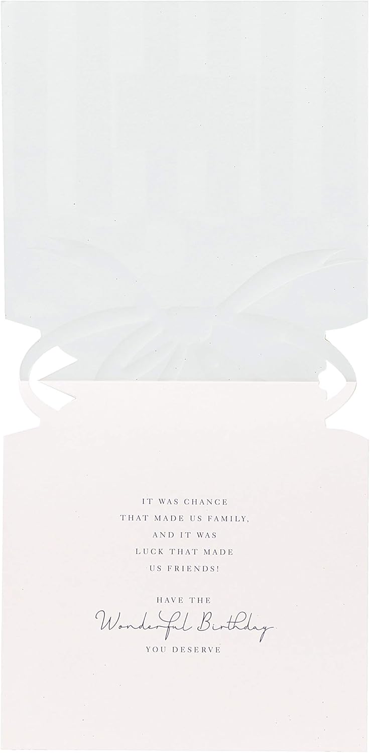 Sister in Law Birthday Card, Birthday Card for Her Birthday Present Design Card for Sister in Law Stylish Birthday Card for Female - Image 3