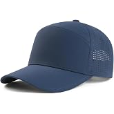 VOBOOM Men Breathable Performance Sports Baseball Cap | Adjustable fit lightweight baseball cap, Sweat-wicking breathable fabric, Ideal for running and all outdoor activities