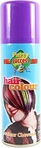 Party Success Temporary Hair Colour Spray Purple 125ml Wash Out view 2
