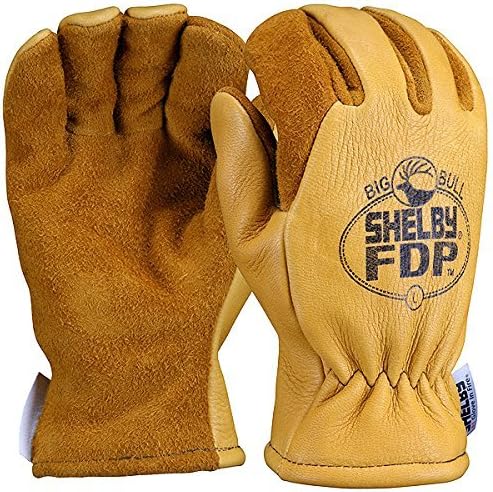 Firefighters Gloves, XL, Lthr, PR
