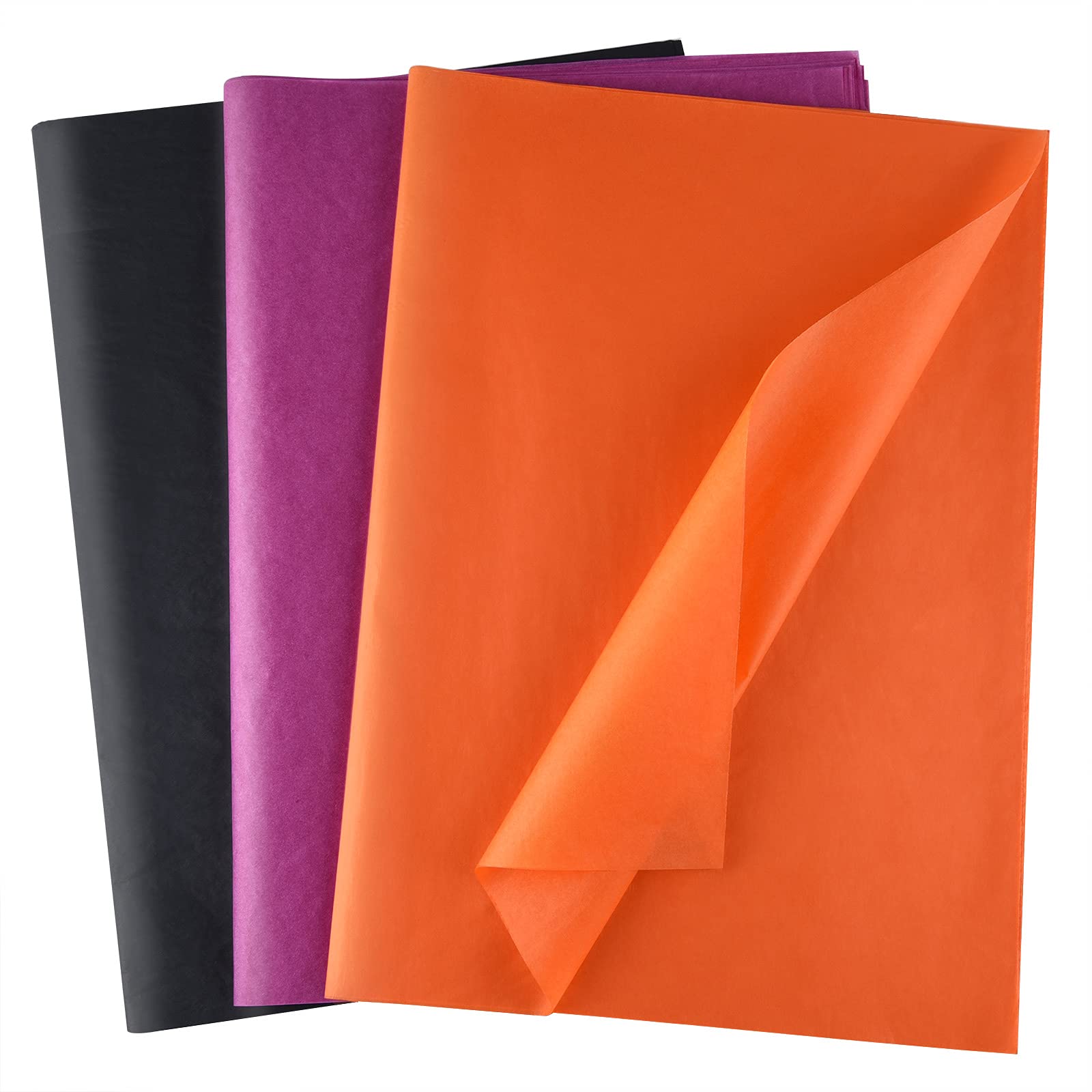 MIAHART 60 Sheets Tissue Paper - Bulk Halloween & Wrapping for DIY Crafts