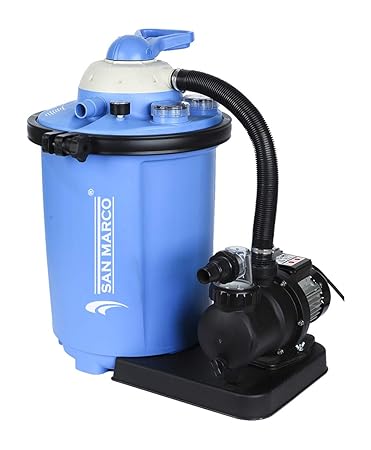 Filtro A Sabbia 10 M3hfino A 60 M3 Per Piscine Fuoriterra E Interrate 105 M3h Con Prefiltro Compatibile Con Piscine Intex O Bestway