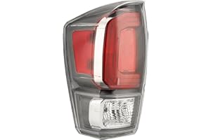 MiKaFex Tail Light Assembly Compatible With 2016-2023 To-yota Tacoma Left Driver Side Rear Brake Lamps Rear Brake Lamps With Bulb Inside