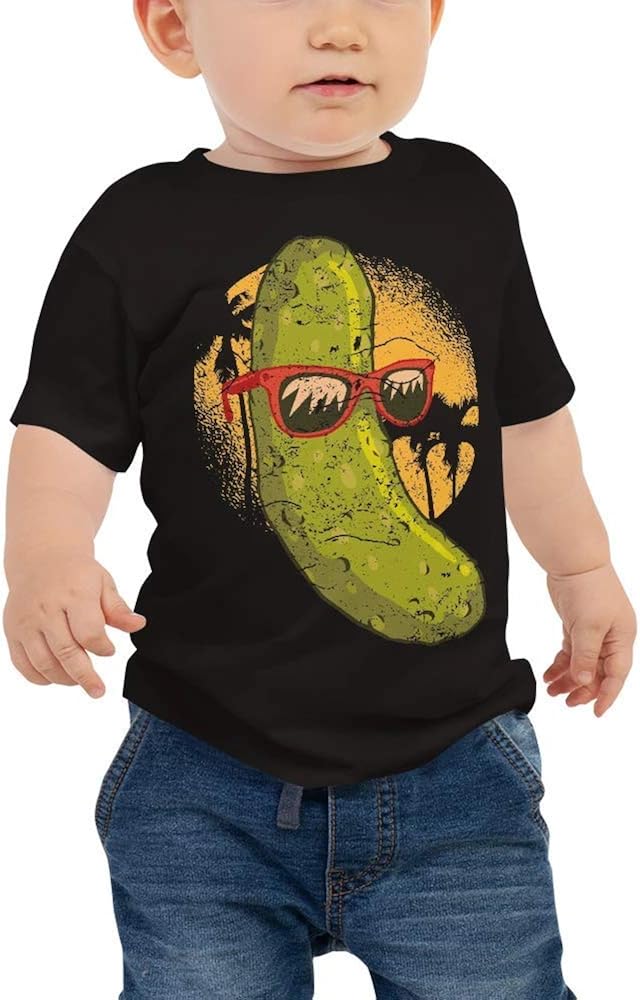 RockabillyM Beach Cucumber Unisex Baby Jersey Short