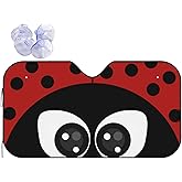 Cute Insects Windshield Sunshade for Car SUV Truck Foldable Uv Ray Reflector Front Window Sun Shade Visor Shield Cover
