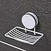 BQTime Soap Dish Holder, Super Power Vacuum Suction Cup Soap Storage Saver Wall Mounted, Adhesive, Reusable,Keep Dry, Drainable, No Drill, Waterproof,NO Mark, Kitchen Sink Bathroom Shower Accessories
