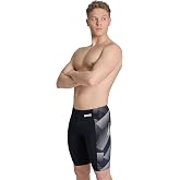 Arena Men's Performance Halftone Team Print Swim Jammer Intensive Training Bathing Suit