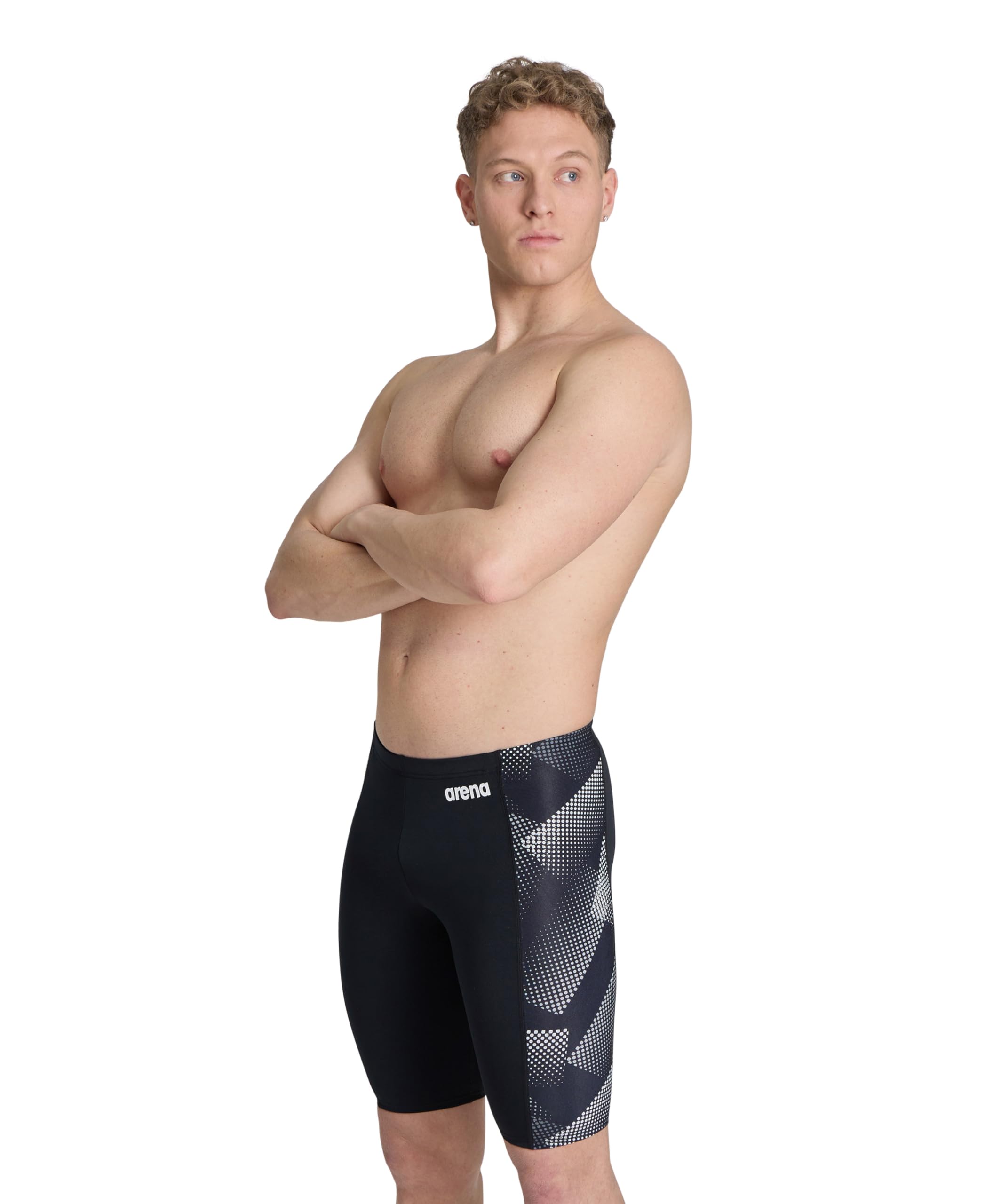 ARENA Men's Swim Jammer Halftone Team Print MaxLife