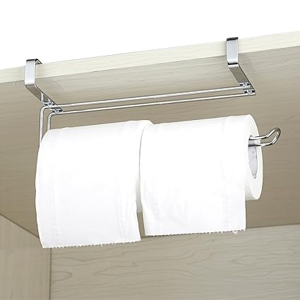 Kitchen Roll Holder Under Cabinet Shelf Bathroom Stainless Steel