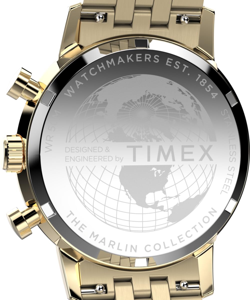 Timex Herren Chronograph Quarz Armbanduhr Marlin 4