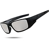 LYZOIT Polarized Sports Sunglasses for Men Women Wrap Around Unbreakable Frame Driving Fishing Cycling Running