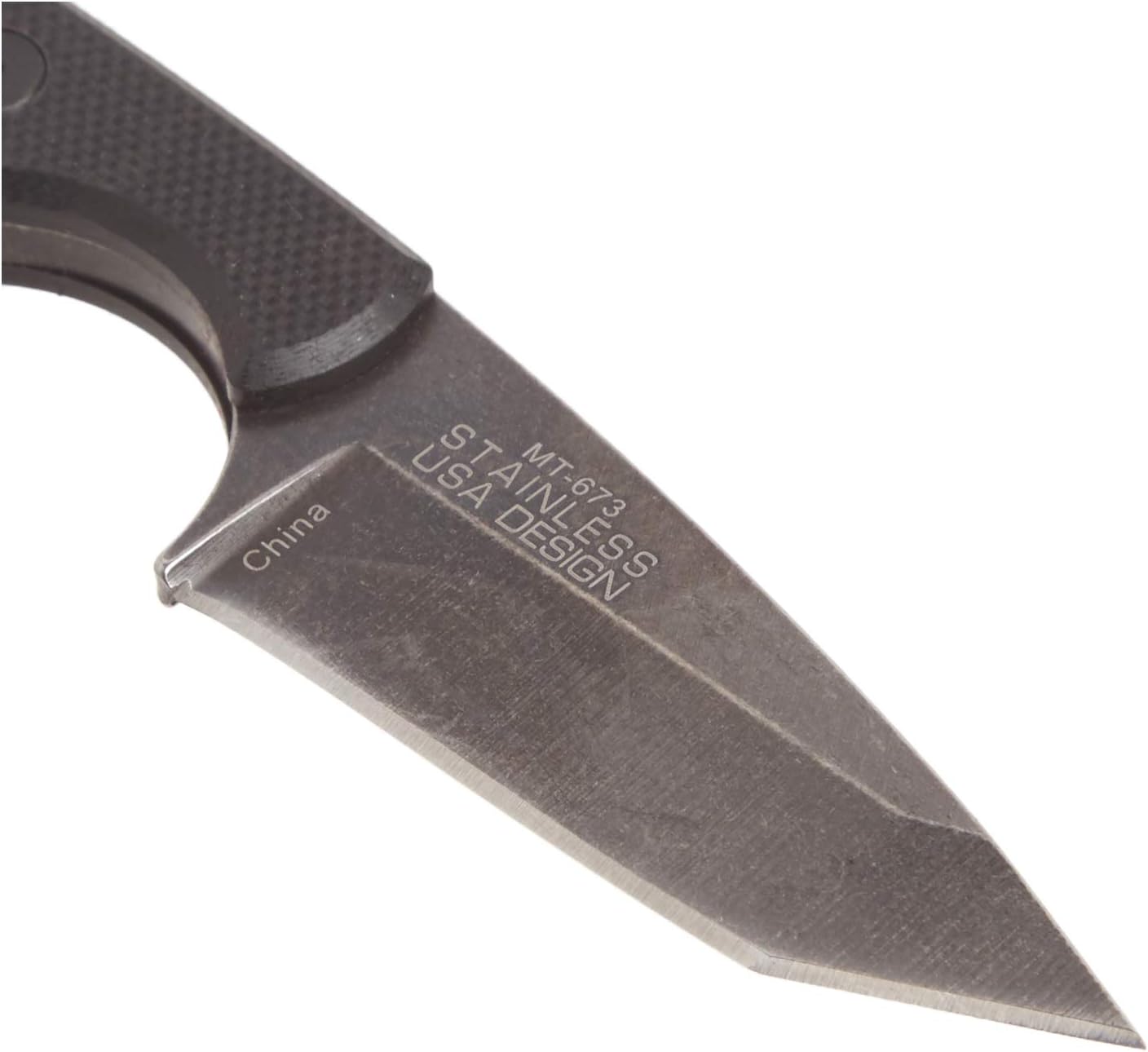 Amazon Com Mtech Usa Mt 673 Fixed Stainless Steel Blade 5 Black Tactical Fixed Blade Knives Sports Outdoors