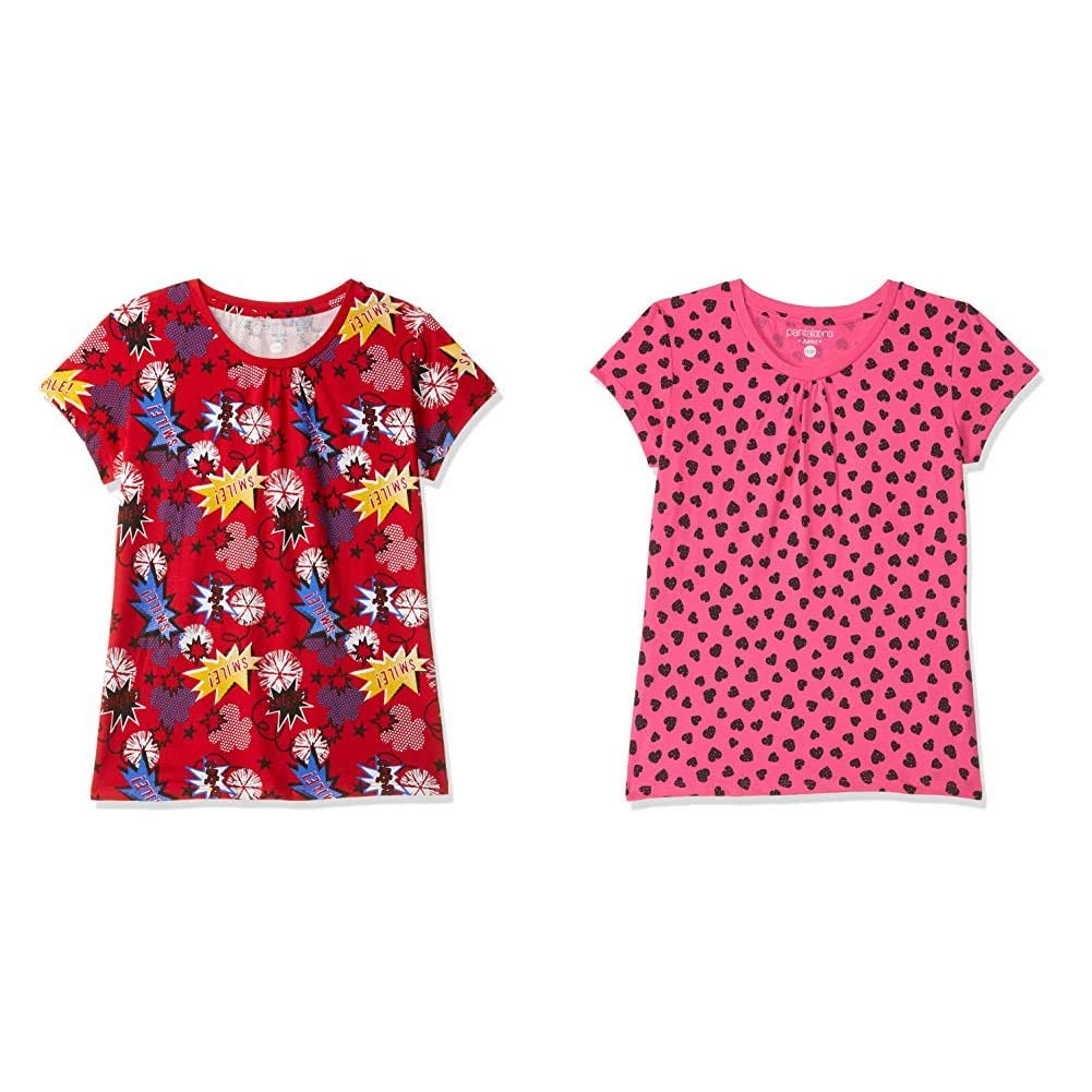 Buy Poppers By Pantaloons Girl's Regular fit TShirt at Amazon.in