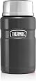 Stainless King Isolierbehälter 470 Ml – Edelstahl, Mattschwarz, Hält 14h Heiß / 24h Kalt