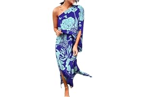 SGASY Summer Dresses for Women 2023 3/4 Sleeve V Neck Boho Print Mini Dress Casual Printed Loose Sexy Dress