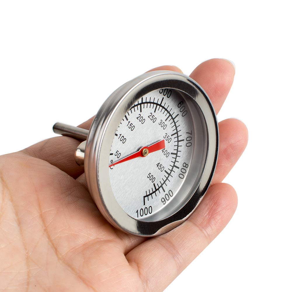 Ovovo Oven Monitoring Thermometer BBQ Thermometer Gauge Baking Thermometer for Kitchen Industry Temperature Measurement and Control 500°C/932℉with Anti-fog Glass