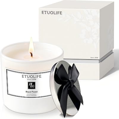 ETUOLIFE Luxury Scented Candle Gift 100% Soy Aromatherapy Gift Box