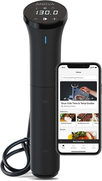 Anova Precision Cooker Nano 2.0 AN400-UK00 with UK Plug, Bluetooth, WiFi