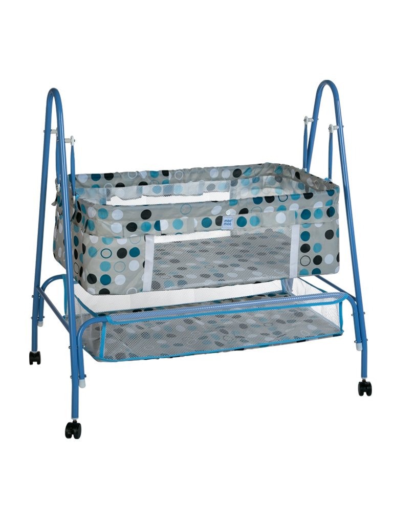 mee mee baby cradle with swing and mosquito net
