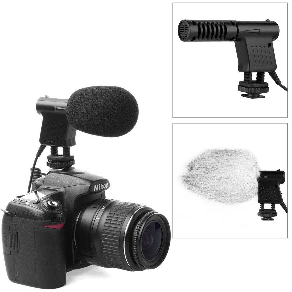 Boya micrófono de condensador de vídeo micrófono de condensador direccional fotográfico conector