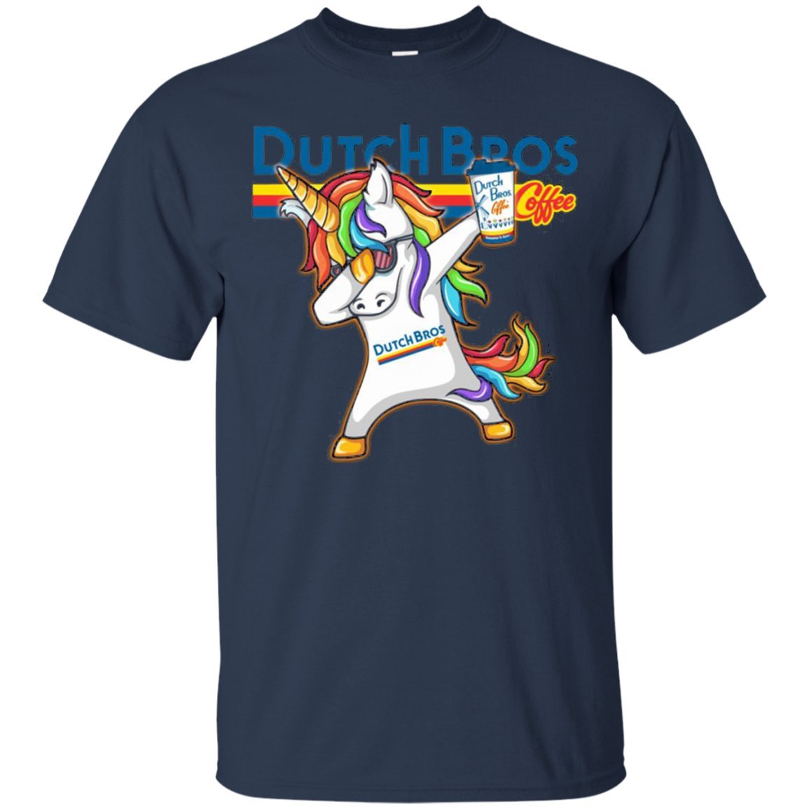 Unicorn Dutch Bros T Shirt M 3413 Jznovelty