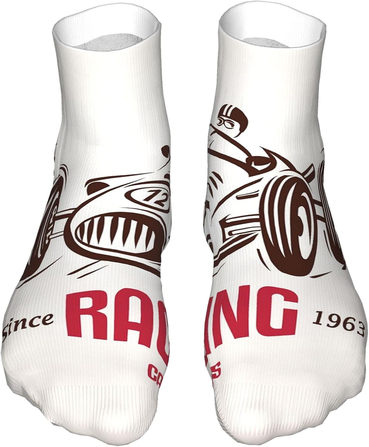 Retro Style Race Car Emblem Formula Automobile Icon Speed Competition