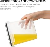 Vtopmart 16-Piece Airtight Food Storage Containers Set BPA Free Black view 4