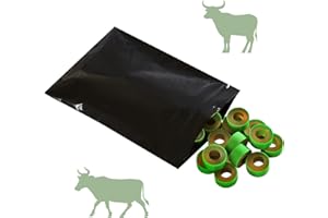 VET.PLUS Extra Large Castration Bands Rings for Castrating Cattle Bull or Other Big Livestock (24 Counts, Used with Extra Large Expander Pliers)