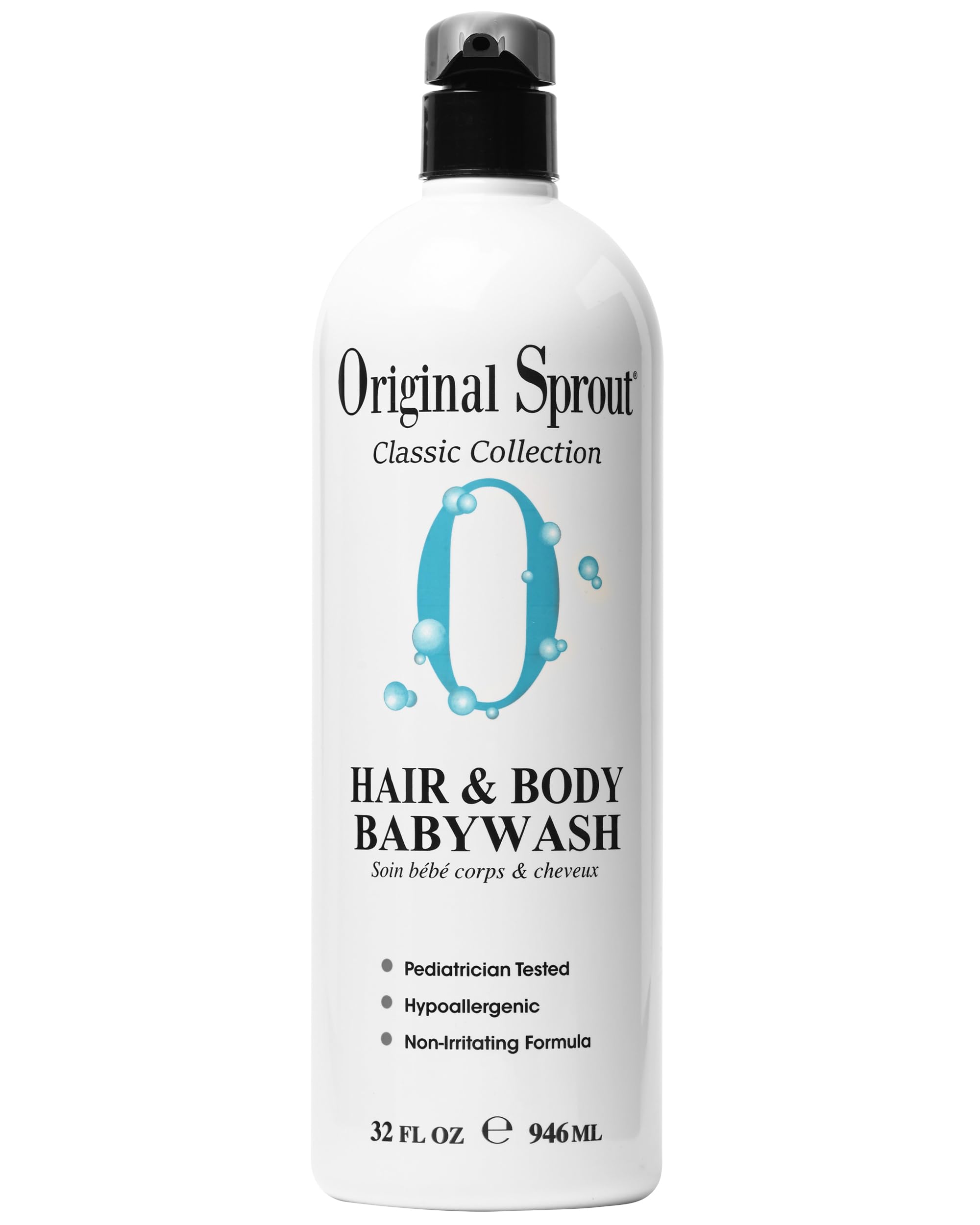 Kids Shampoo and Body Wash - Original Sprout Hair & Body Babywash - 2-in-1 Adults & Kids Bath Wash with Calendula, Rosemary, Arnica & Other Botanicals for Clean Hair & Supple Skin - 946ml
