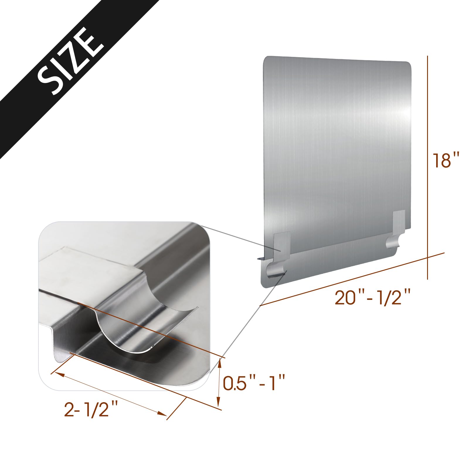 Zipcase Stainless Steel 20-1/2