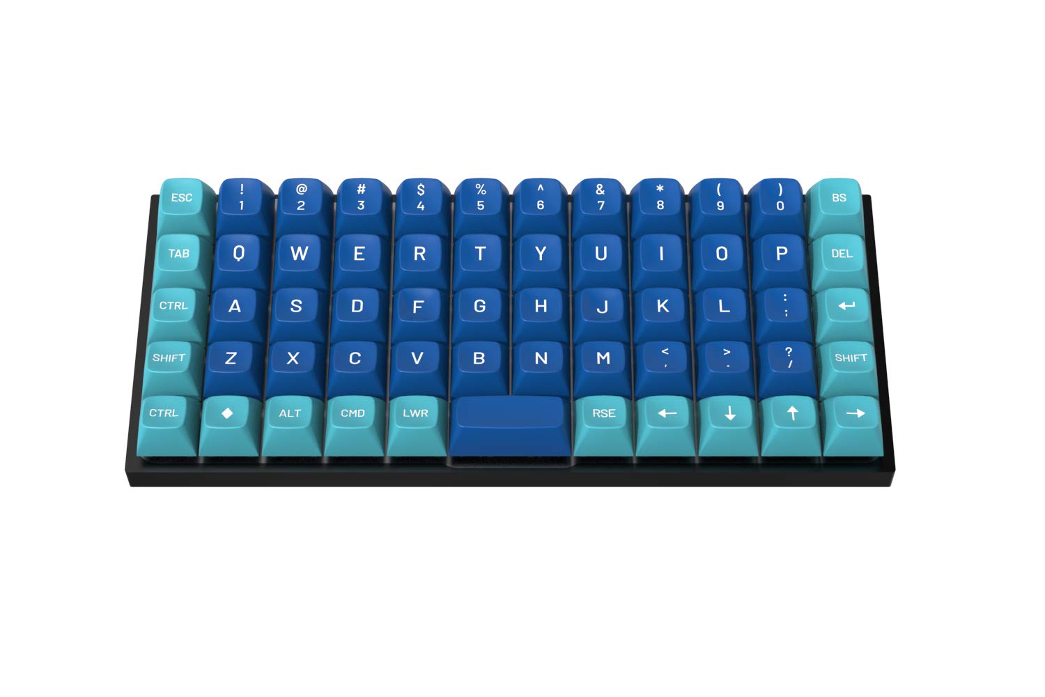 Drop MT3 Dasher Keycap Set, ABS Hi-Profile Keycaps, Doubleshot Legends, MX Style Covers Ortholinear Keyboards (Ortho Kit)