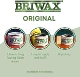 Briwax Original Silver Grey 400g Wood Wax Polish for Furniture Restoration view 2