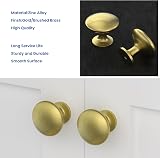 LONTAN 20 Pack Gold Drawer Knobs Brass Cupboard Knobs Zinc Alloy view 4