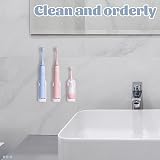 Lanjue 4 Pack Electric Toothbrush Holder, Self-Adhesive Wall Mounted view 7