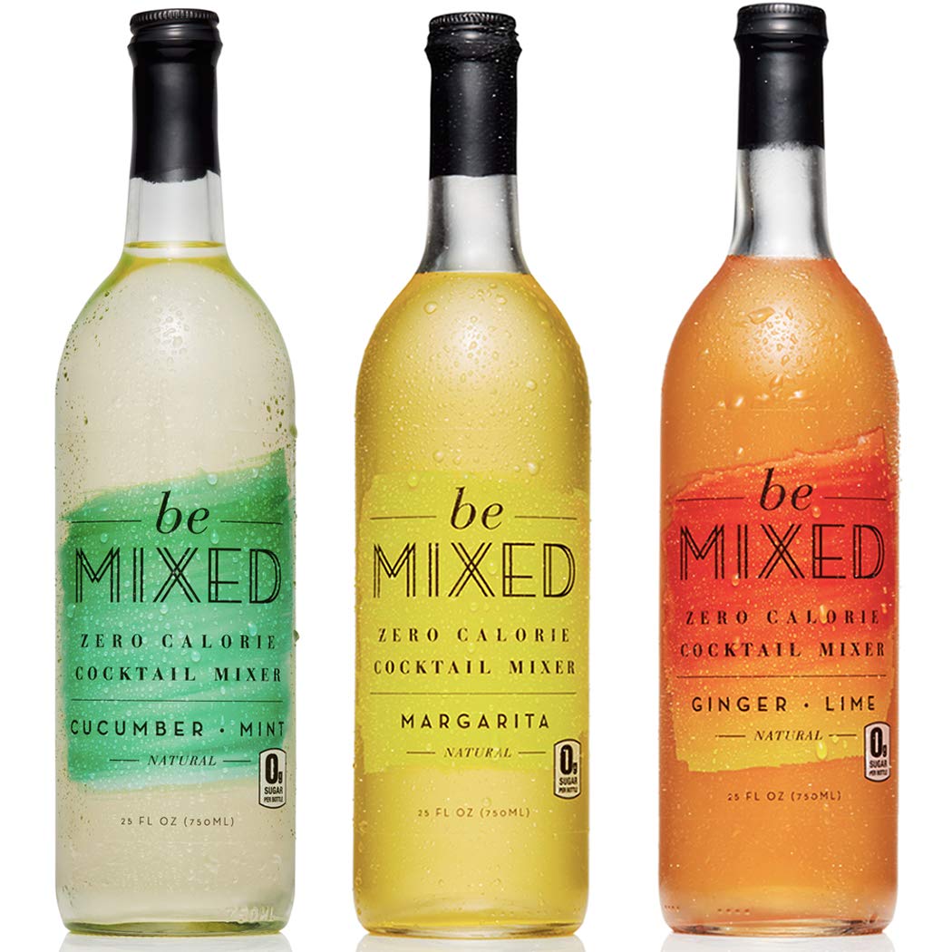 Zero Calorie Cocktail Mixer Variety Pack by Be Mixed Low Carb, Keto