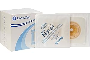 CONVATEC SUR-FIT Natura Durahesive Moldable Convex Skin Barrier with Flange - Flange Size: 1 3/4" - Mold to Fit: 1/2" to 7/8" - Box of 10